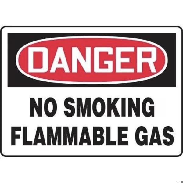 Accuform OSHA DANGER SAFETY SIGN NO SMOKING MCHG073XT MCHG073XT - main